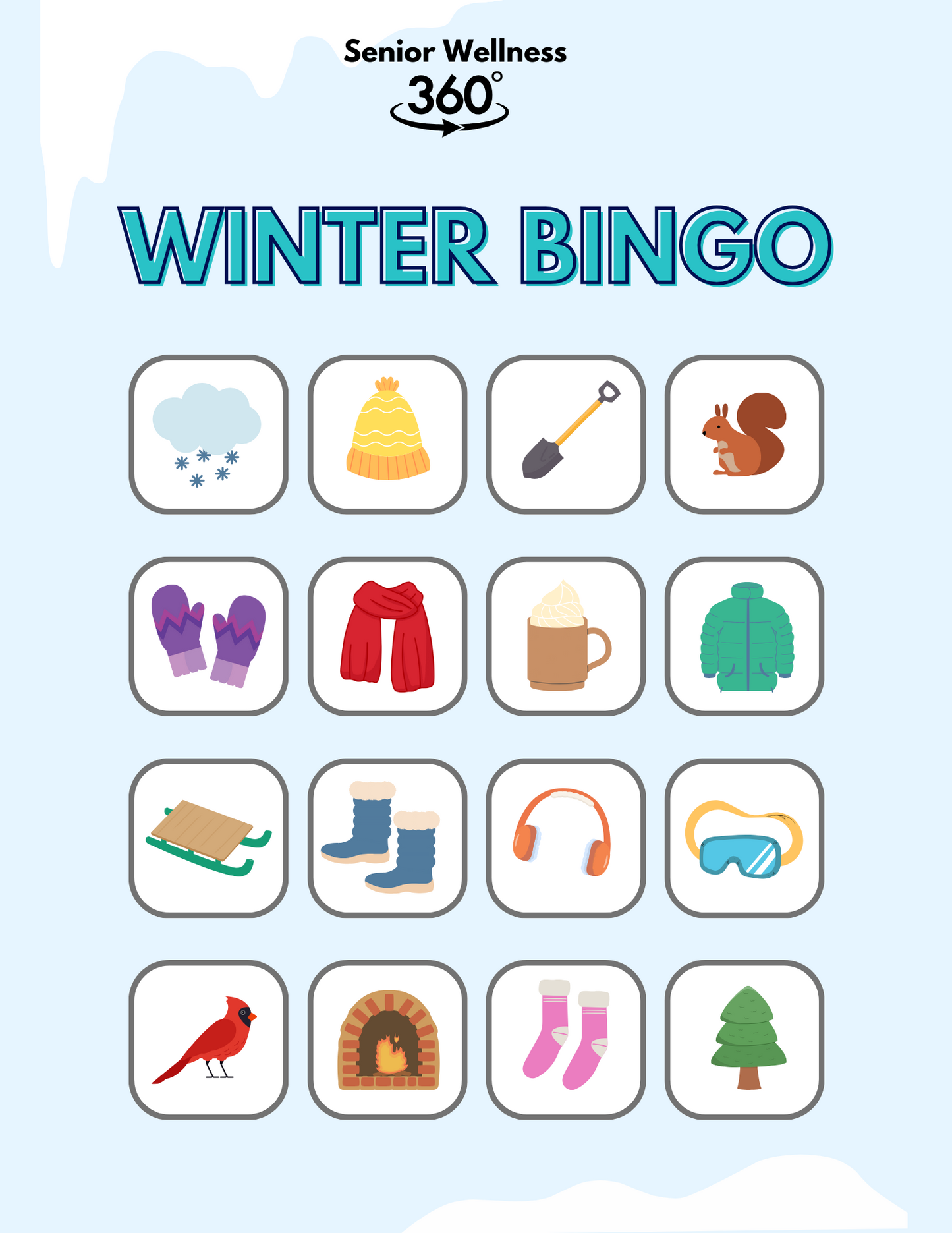 Winter Wonderland Bingo