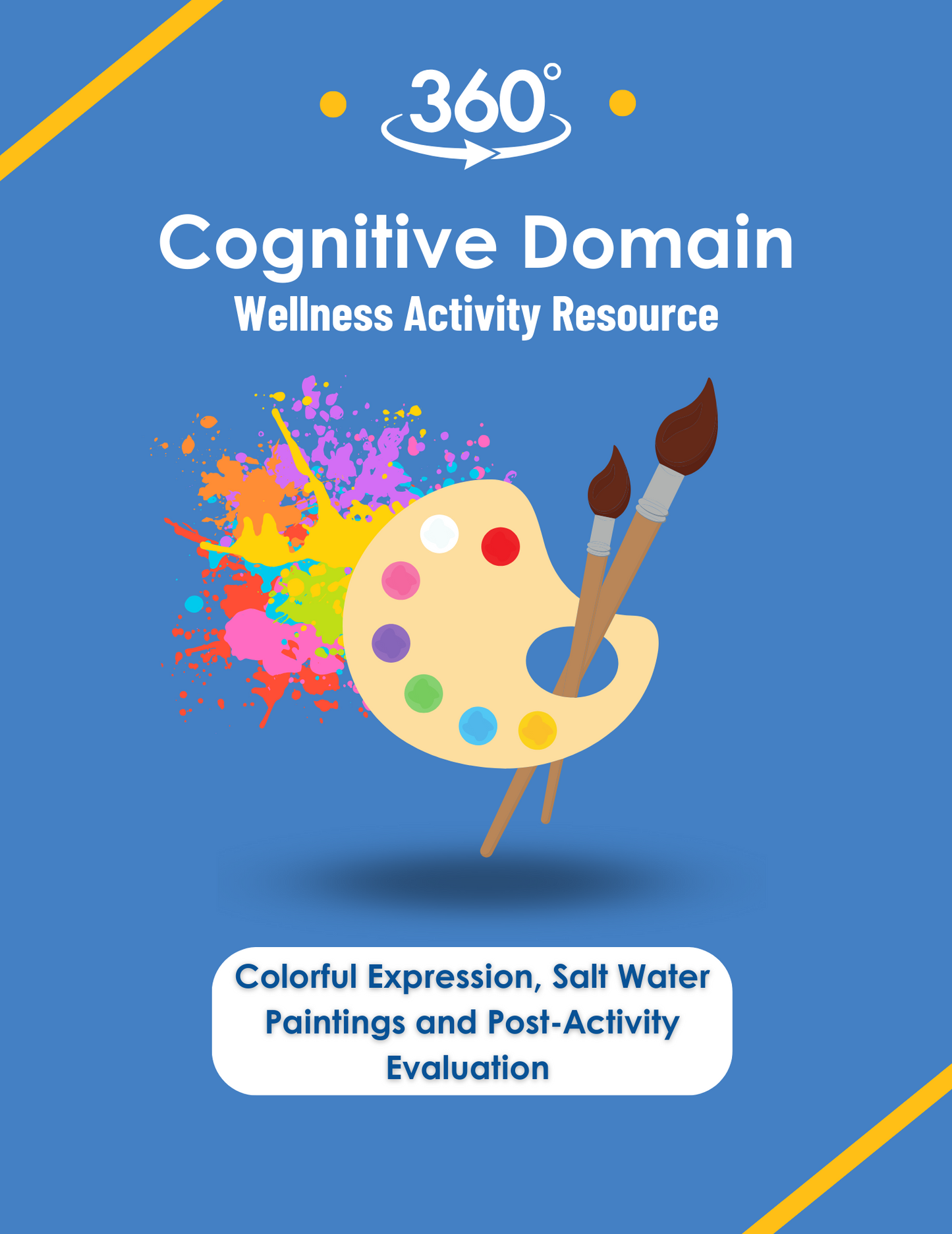 Creative Domain: Colorful Expressions , Water color Salt Paintings and Post Activity Evaluation