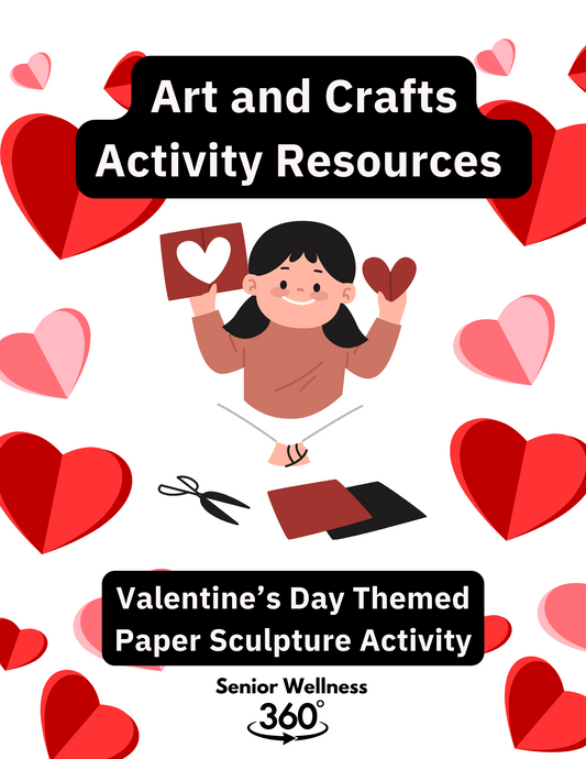 Arts and Crafts for Valentine's Day: Paper Heart Sculpture Craft Kit