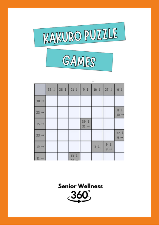 Kakuro Puzzle Games for Seniors