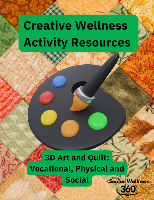 Sensory Wellness: 3-D Paper Art Creation Kit for Seniors